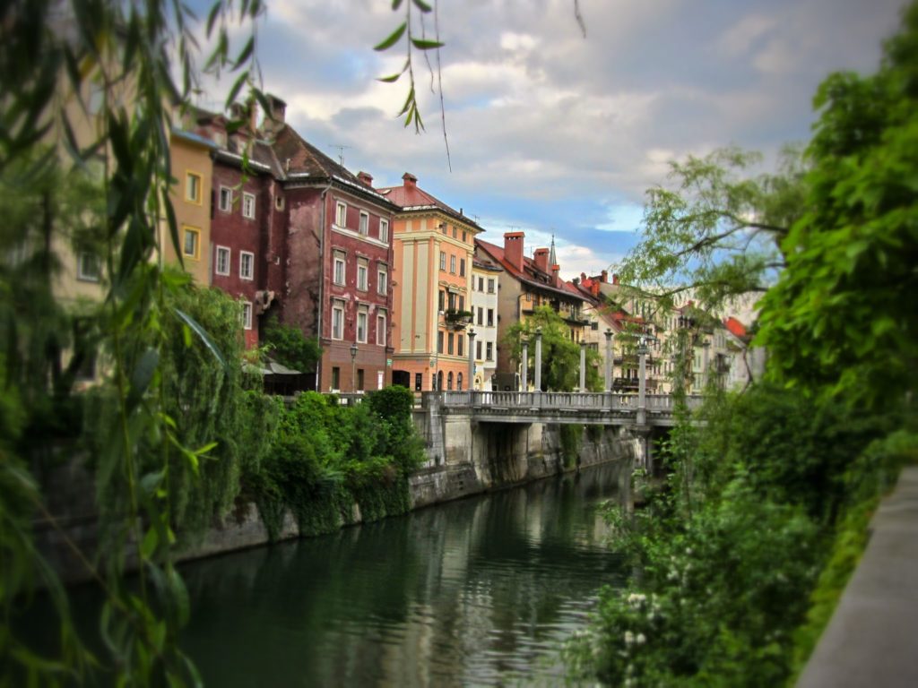 Ljubljana miasto nad rzeką